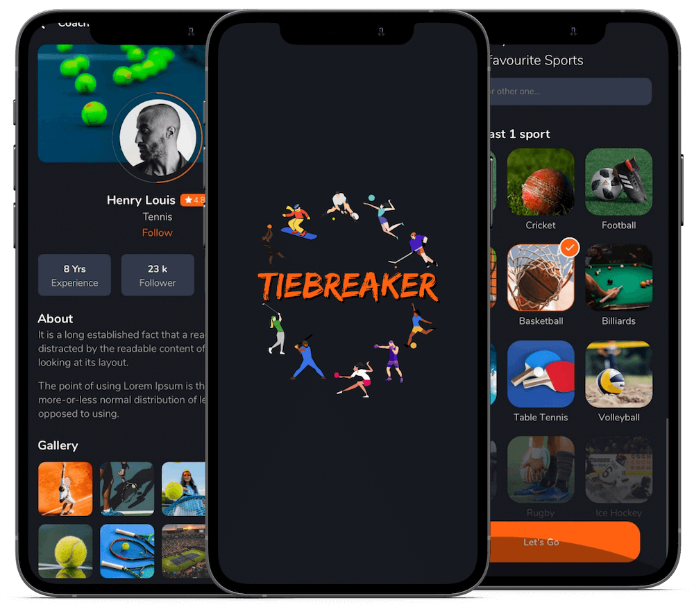 Tiebreaker Hero Mobile Mockup 2
